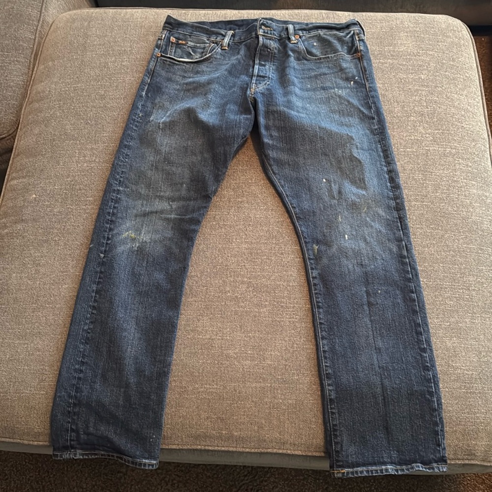Polo Ralph Lauren Varick Slim Fit Distressed Jeans